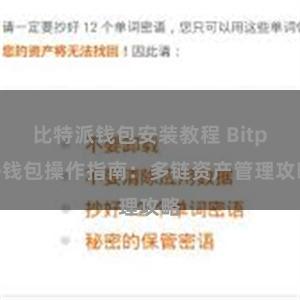 比特派钱包安装教程 Bitpie钱包操作指南：多链资产管理攻略