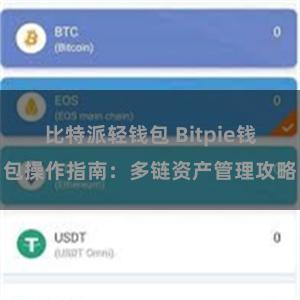 比特派轻钱包 Bitpie钱包操作指南：多链资产管理攻略