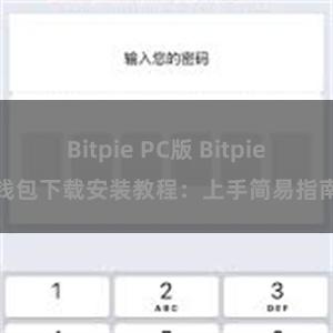 Bitpie PC版 Bitpie钱包下载安装教程：上手简易指南