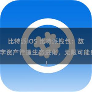 比特派iOS 比特派钱包：数字资产管理生态进化，无限可能！