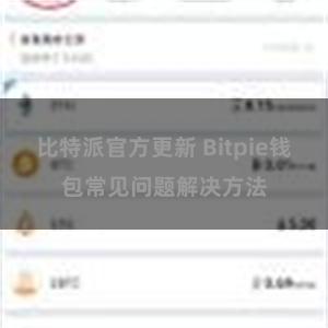 比特派官方更新 Bitpie钱包常见问题解决方法