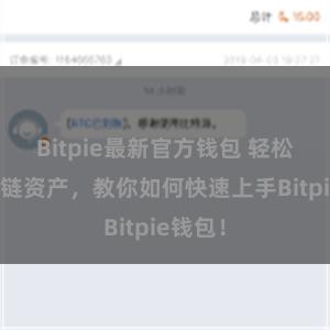 Bitpie最新官方钱包 轻松管理多链资产，教你如何快速上手Bitpie钱包！