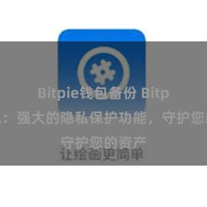 Bitpie钱包备份 Bitpie钱包：强大的隐私保护功能，守护您的资产