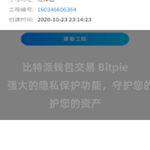 比特派钱包交易 Bitpie钱包：强大的隐私保护功能，守护您的资产