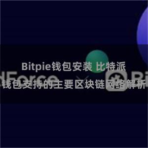 Bitpie钱包安装 比特派钱包支持的主要区块链网络解析