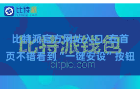 比特派官方网站入口  在首页不错看到“一键安设”按钮